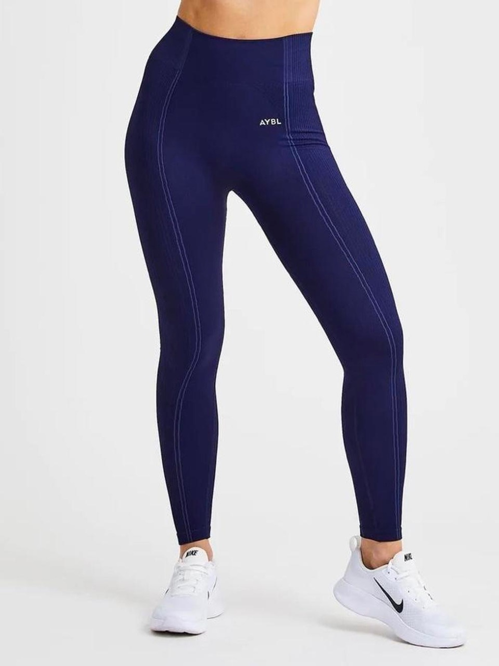 AYBL Reflex Seamless High Waisted Dark Blue Leggings XS